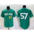 Boston Red Sox #57 Greg Weissert Green JEROMEN 2025 City Connect Limited Stitched Jersey