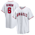Los Angeles Angels #6 Anthony Rendon White JEROMEN Home Replica Player Name Jersey