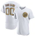 Custom Chicago Cubs Active Player White JEROMEN 2022 All-Star Flex Base Stitched Jersey
