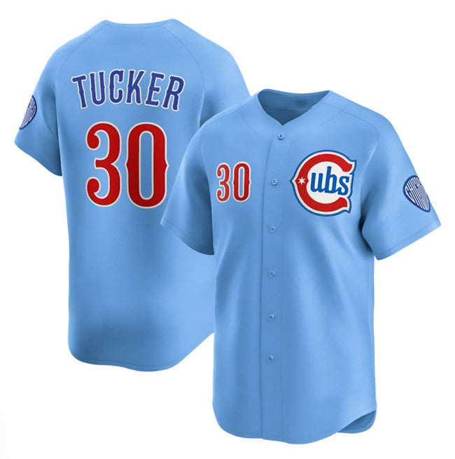 Chicago Cubs #30 Kyle Tucker Blue JEROMEN 2024-25 2nd Alternate Limited Stitched Jersey