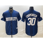 Detroit Tigers #30 Kerry Carpenter 2024 Navy JEROMEN City Connect Cool Base Limited Stitched Jersey