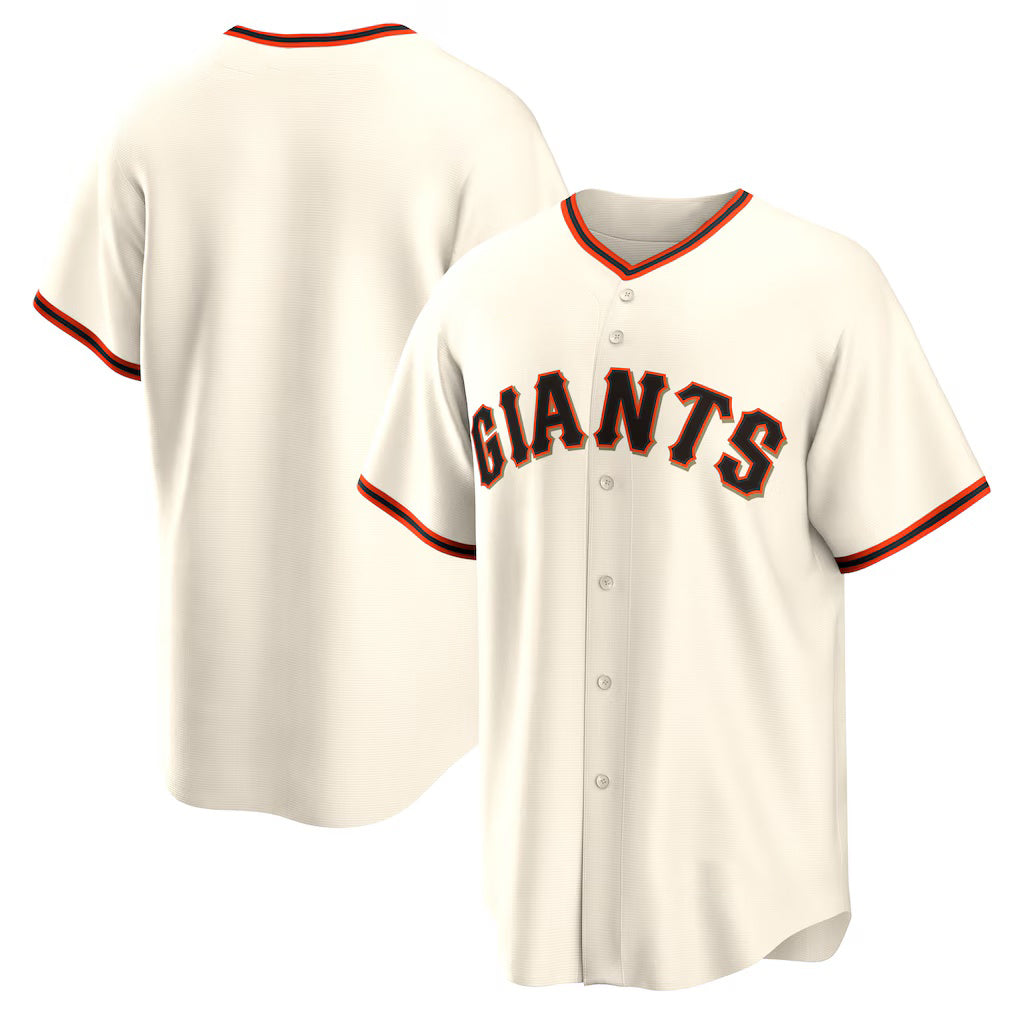 San Francisco Giants Cream JEROMEN Home Replica Team Jersey