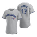 Toronto Blue Jays #17 Jose Berrios Gray JEROMEN Road Flex Base Player Jersey