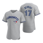 Toronto Blue Jays #17 Jose Berrios Gray JEROMEN Road Flex Base Player Jersey