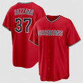 Cleveland Guardians #37 Travis Bazzana Red JEROMEN Alternate Limited Stitched Jersey