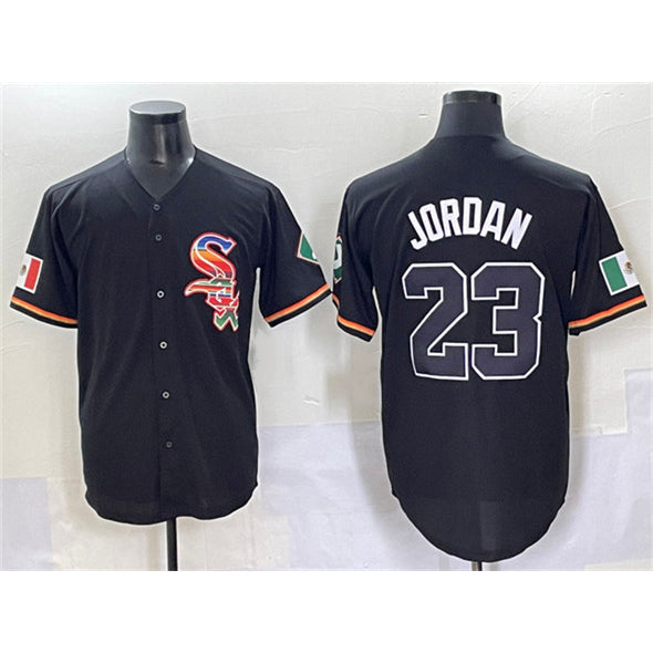 Chicago White Sox #23 Michael Jordan Black JEROMEN Mexico Limited Stitched Jersey