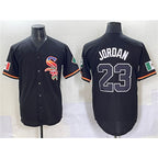 Chicago White Sox #23 Michael Jordan Black JEROMEN Mexico Limited Stitched Jersey