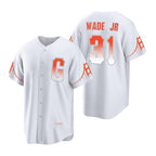 San Francisco Giants #31 LaMonte Wade Jr White JEROMEN City Connect Cool Base Jersey