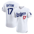 Los Angeles Dodgers #17 Shohei Ohtani White JEROMEN Home Elite Jersey