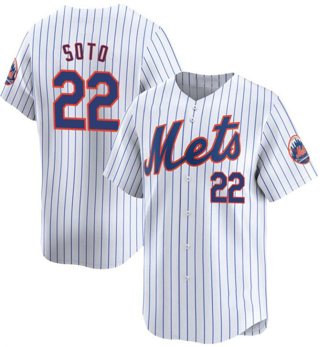 New York Mets #22 Juan Soto White JEROMEN Home Limited Stitched Jersey