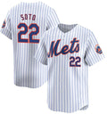 New York Mets #22 Juan Soto White JEROMEN Home Limited Stitched Jersey