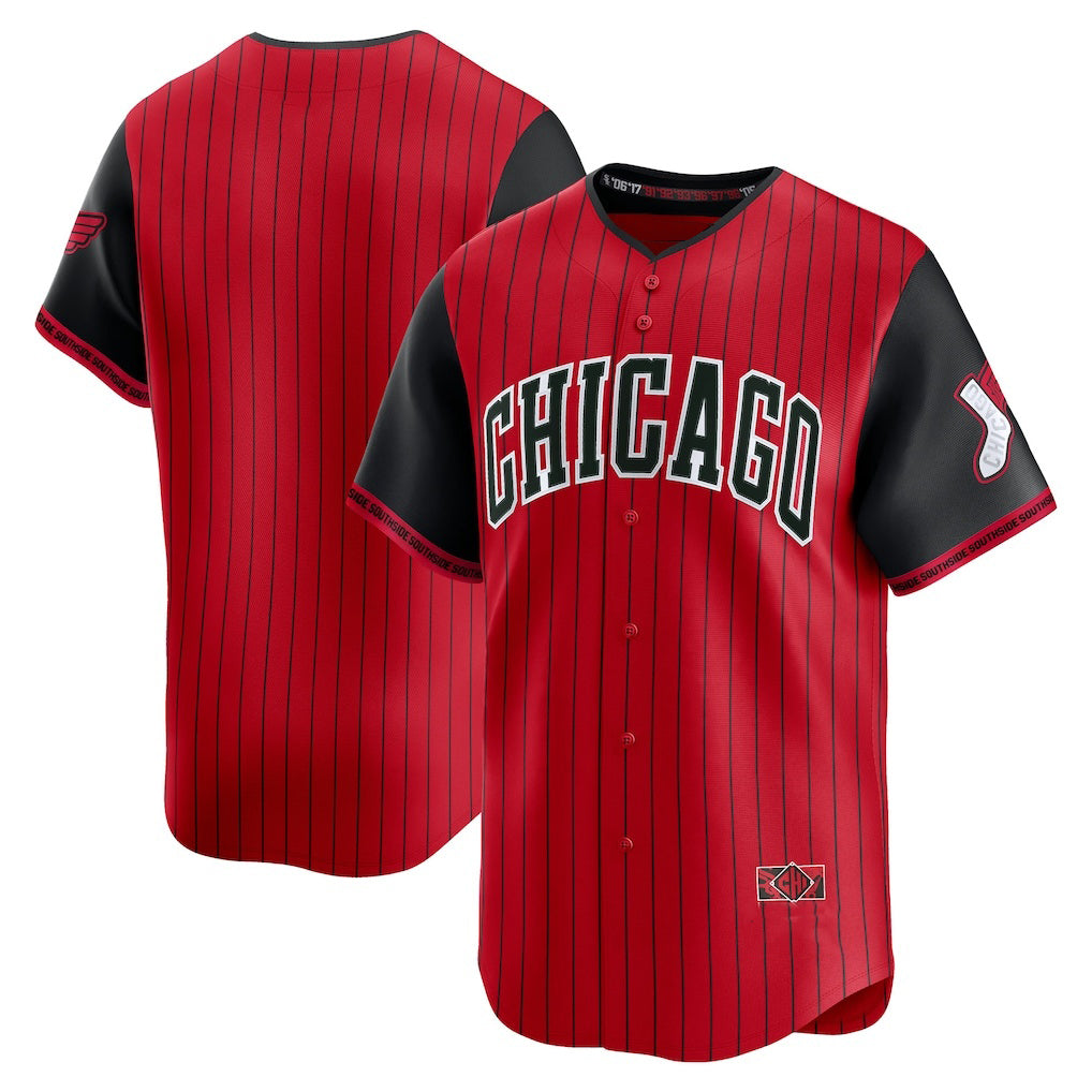 Chicago White Sox Red-Black JEROMEN 2025 City Connect Limited Jersey