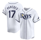 Tampa Bay Rays #17 Isaac Paredes White JEROMEN Home Limited Stitched Jersey