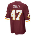 W.Football Team #47 Chris Cooley Retired Player Jersey - Burgundy JEROMEN