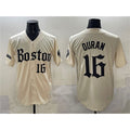 Boston Red Sox #16 Jarren Duran Cream JEROMEN Gothic Vapor Limited Stitched Jersey