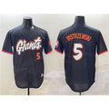 San Francisco Giants #5 Mike Yastrzemski Anthracite JEROMEN 2025 City Connect Limited Stitched Jersey