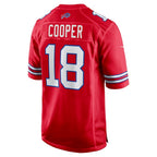 B.Bills #18 Amari Cooper Red JEROMEN Alternate Game Jersey