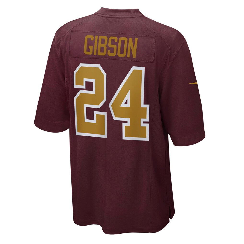 W.Football Team #24 Antonio Gibson Burgundy JEROMEN Alternate Player Game Jersey