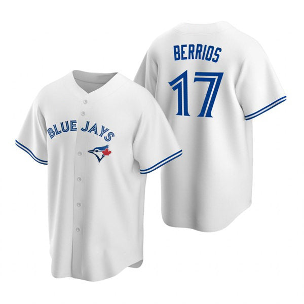 Toronto Blue Jays #17 Jose Berrios White JEROMEN Home Cool Base Jersey
