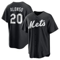 New York Mets #20 Pete Alonso Black JEROMEN Replica Player Jersey