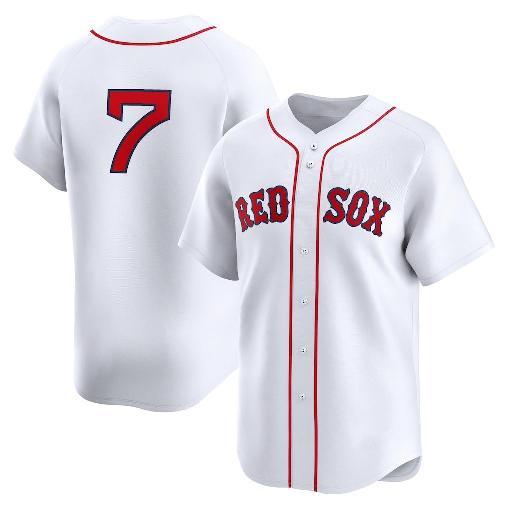 Boston Red Sox #7 Masataka Yoshida White JEROMEN Home Limited Player Jersey