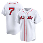 Boston Red Sox #7 Masataka Yoshida White JEROMEN Home Limited Player Jersey