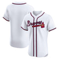 Atlanta Braves White JEROMEN Home Elite Jersey