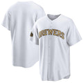 Milwaukee Brewers Blank White JEROMEN 2022 All-Star Cool Base Stitched Jersey