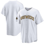 Milwaukee Brewers Blank White JEROMEN 2022 All-Star Cool Base Stitched Jersey