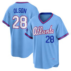 Atlanta Braves #28 Matt Olson Powder Blue JEROMEN 2026 City Connect Stadium Jersey