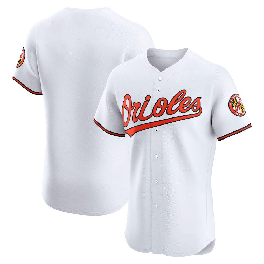 Baltimore Orioles White JEROMEN Home Elite Jersey