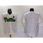 Philadelphia Phillies Blank White Green JEROMEN Cool Base Stitched Jersey