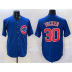 Chicago Cubs #30 Kyle Tucker Royal JEROMEN Cool Base Stitched Jersey