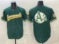 Oakland Athletics Team Big Logo 2026 Green JEROMEN Alternate Sacramento Celebrating 125 Years Vapor Limited Stitched Jerseys