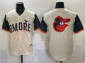 Baltimore Orioles Team Big Logo Natural JEROMEN 2026 City Connect Stadium Stitched Jersey 2