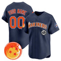 Custom Seattle Mariners x Dragon Ball Navy JEROMEN Vapor Premier Limited Jersey - All Stitched