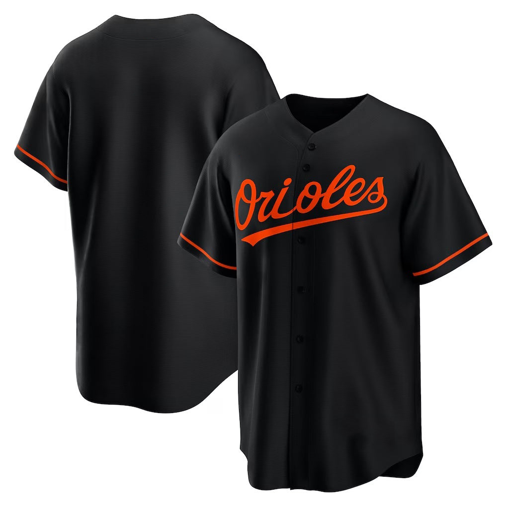 Baltimore Orioles Black JEROMEN Alternate Replica Team Jersey
