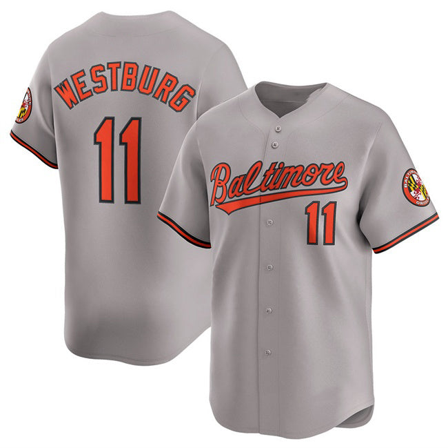 Baltimore Orioles #11 Jordan Westburg Gray JEROMEN 2025 Limited Cool Base Stitched Jersey