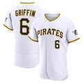 Pittsburgh Pirates #6 Konnor Griffin White JEROMEN Home Authentic Jersey