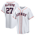 Houston Astros #27 Jose Altuve White JEROMEN Home Replica Player Name Jersey