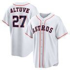 Houston Astros #27 Jose Altuve White JEROMEN Home Replica Player Name Jersey