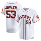 Houston Astros #53 Cristian Javier White JEROMEN Home Limited Player Jersey
