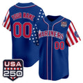 Custom Seattle Mariners America 250 Edition Vapor Premier Limited Royal JEROMEN Stitched Jerseys