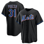 New York Mets #31 Mike Piazza Black JEROMEN 2022 Cool Base Stitched Jersey
