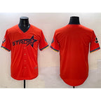 Houston Astros Blank Orange JEROMEN 2025 City Connect With Texas Patch Limited Stitched Jersey
