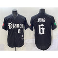 Texas Rangers #6 Josh Jung Black JEROMEN Mexico 2025 Vapor Premier Limited Stitched Jersey