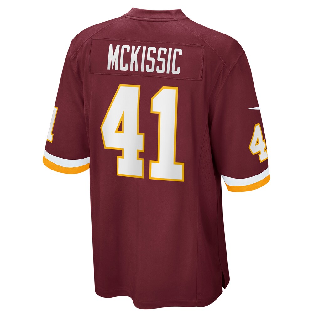 W.Football Team #41 J.D. McKissic Burgundy JEROMEN Game Player Jersey