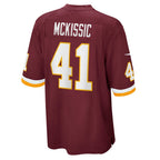 W.Football Team #41 J.D. McKissic Burgundy JEROMEN Game Player Jersey
