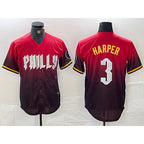 Philadelphia Phillies #3 Bryce Harper Red JEROMEN 2024 City Cool Base Jersey