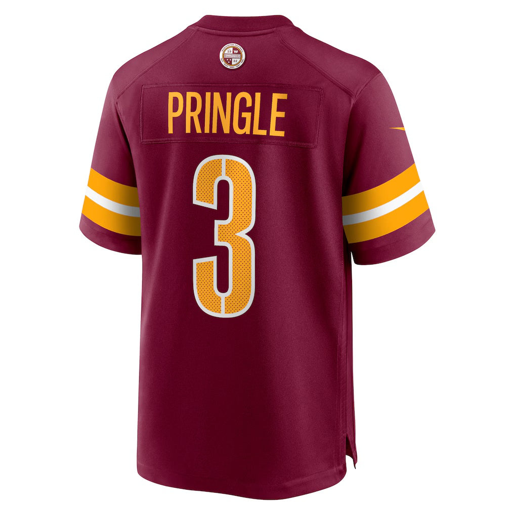 W.Commanders #3 Byron Pringle Burgundy JEROMEN Game Jersey